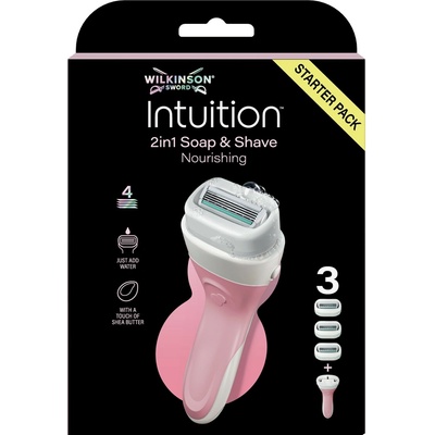 Wilkinson Intuition 2in1 Soap and Shave Nourishing + 3 ks hlavic