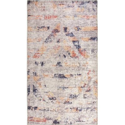 Vitaus Бял и бежов килим, който може да се мие, 150x80 cm - Vitaus (KRN-9537-80x150)