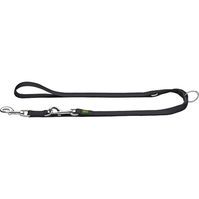 HUNTER Повод за куче Hunter Adjustable Nylon V Leash Dog leash - Black - размер Länge max. 200 cm (057-0385-0111)