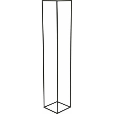 HowHomely STOJAN NA KVĚTINÁČ SIMPLE 130x24x24 cm ČERNÁ – Sleviste.cz
