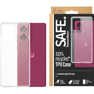 Panzer Гръб Safe за Motorola edge 50 Fusion - Прозрачен