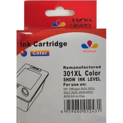 Касета за HP Deskjet 1000/1010/1050/1051/1055/2050/2510/2512/2540/3000/3050/3054/3510/4500/5530 - C/M/Y - CH564EE - HI-CH564EE - Neomax - Неоригинална, Заб. : 18 ml (HI-CH564EE)