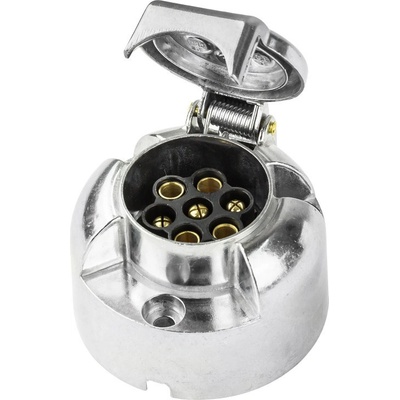 DEMA Kovová zásuvka ťažného zariadenia 7-pólová