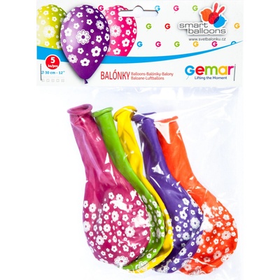 Smart Balloons Balonek nafukovací květiny 12'' průměr 30 cm