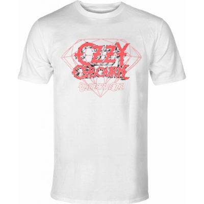 Diamond metal tričko Ozzy Osbourne white čierne