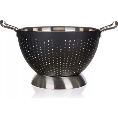 BANQUET Cedník nerezový LATINO 24 cm, čierny