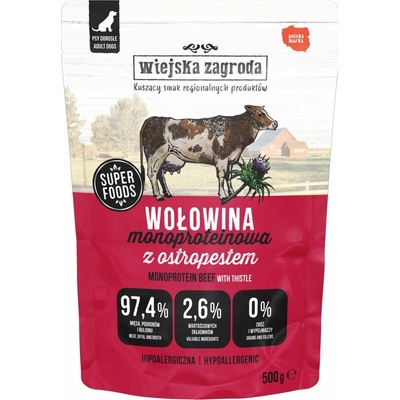 Wiejska Zagroda Monoprotein Beef 500 g