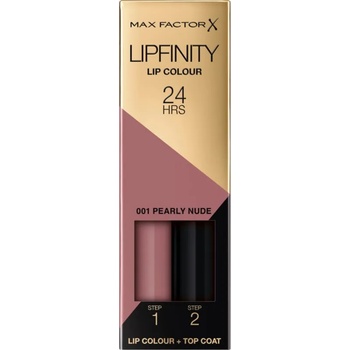 MAX Factor Lipfinity Lip Colour дълготрайно червило с балсам цвят 001 Pearly Nude 4, 2 гр