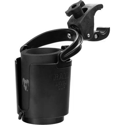 RAM MOUNTS RAM® sestava - držák nápojů Level Cup™ 16oz s upínací zákl. Tough-Claw™ na průměry 0,625 " až 1,14"