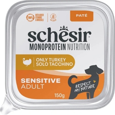 Schesir Dog Monoprotein Krůtí paté 150 g