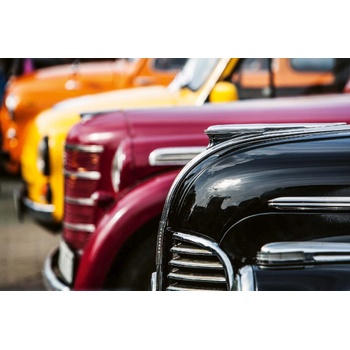 DIMEX ART s. r. o Флизелинов фототапет луксозни ретро автомобили 375 x 250 см