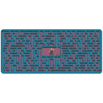 Grupo Erik Гейминг подложка за мишка Grupo Erik - Gameration - Maze, XL, мека, лилава/синя (MGGE067)