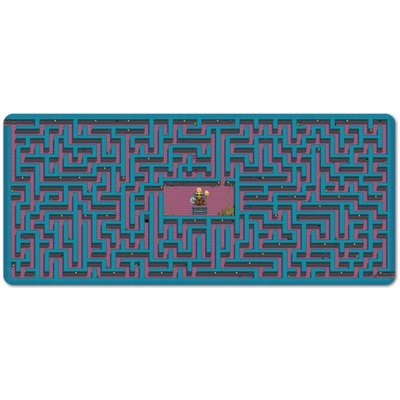 Grupo Erik Гейминг подложка за мишка Grupo Erik - Gameration - Maze, XL, мека, лилава/синя (MGGE067)