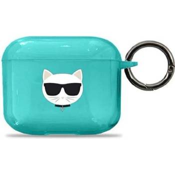 Karl Lagerfeld Калъф Karl Lagerfeld KLA3UCHFL Choupette за Apple AirPods 3, син (KF000629)