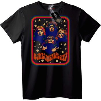 NOONEBRAND Тениска Истинска кралица - 4XL, Black