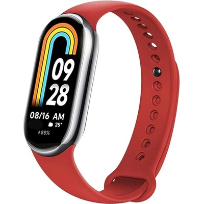 FIXED Silicone Strap for Xiaomi Mi Band 8, black FIXSSTB-1176-BK