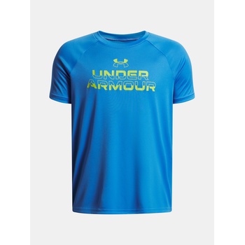 Under Armour Момчешка тениска Under Armour UA Tech Split Wordmark SS-BLU Under Armour | Sin | Момчешки | XS