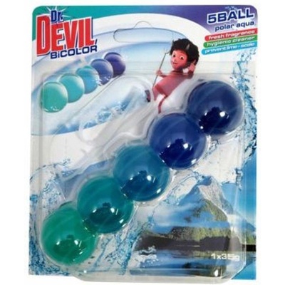 Dr. Devil Ароматизатор за тоалетна Dr. Devil BiColor Гел, 35 g, Polar (217022-PA)