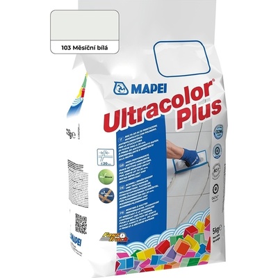 Mapei Spárovací hmota Ultracolor Plus 103, měsíční bílá, 5 kg 6010345AU