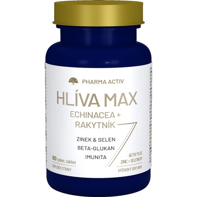 Pharma Activ Hliva Max Echinacea + Rakytník 60 tabliet