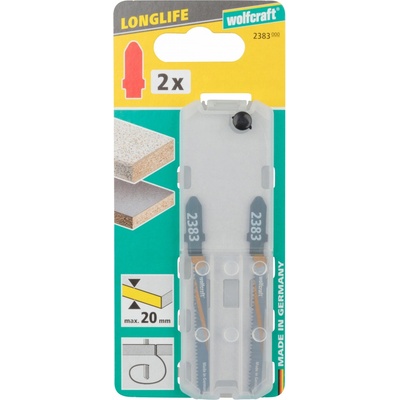 Wolfcraft 2 x pilové plátky hloubka řezu 20 mm 2383000