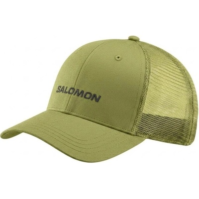 Salomon Logo Trucker Cap 28372 cardamon seed