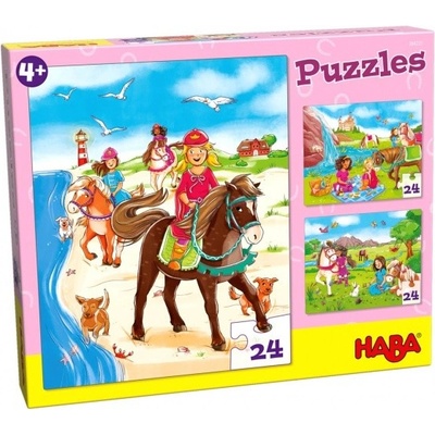 Haba koně přátelé 3 dílky 24 dílků
