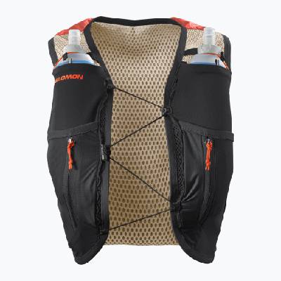 Дамска жилетка за бягане Salomon Active Skin 12 Set emerglow/black