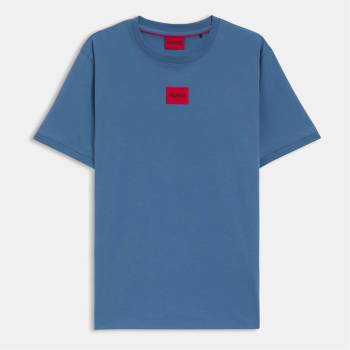Hugo Тениска Hugo Mens Regular Fit Diragolino T-Shirt - Med Blue 422