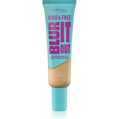 Rimmel Kind & Free Blur It Out лек хидратиращ фон дьо тен цвят 250 Sun Beige 30ml