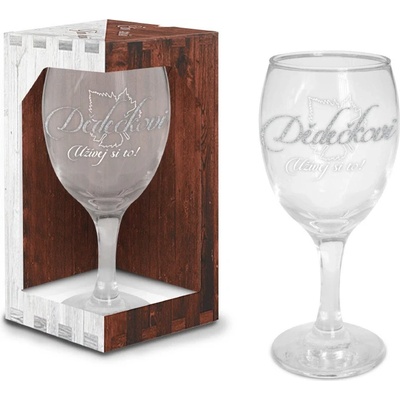 Orimer Sklenice na víno Dědečkovi 220 ml