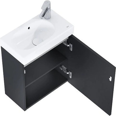 Roca Шкаф Unik Mini-N, 450 x 249 x 575 mm (мебел и умивалник) matt black (A852445532)
