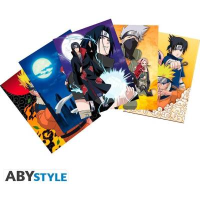 ABYstyle Sada pohlednic Naruto, 5 ks