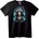 NOONEBRAND Тениска Мистичен войн с украшение - 7XL, Black