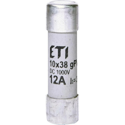 002625077 Pojistka válcová CH10x38 gPV 12A/1000V DC, ETI
