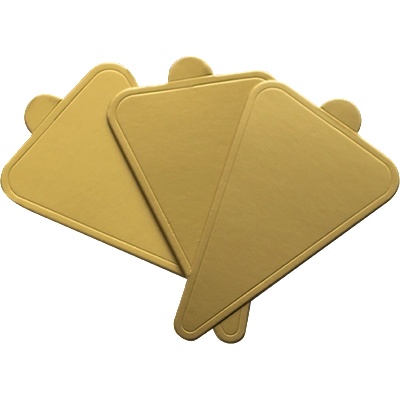 Horecano SERVING UTENCILS-Подложка за парче торта за еднократна употреба 100бр. ТРИЪГЪЛНО 11.8х7.8cm (HC-931041) (01931041)