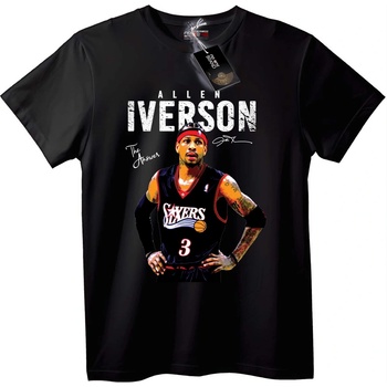 NOONEBRAND Тениска Allen Iverson Отговорът - M, White