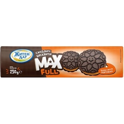 Житен дар Бисквити сандвич портокал Житен Дар 230гр