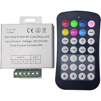 ELMARK Rgb КОНТРОЛЕР ЗА led ЛЕНТА 3Х6.5a(80-160w) 12-24vd (99rgbcontrol4)