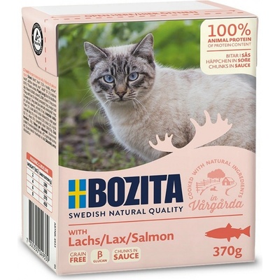Bozita Cat kousky masa losos v omáčce 370 g