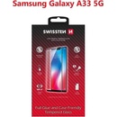 Swissten Full Glue, Color frame, Case friendly, Ochranné tvrdené sklo, Samsung Galaxy A33 5G, čierné 8595217479005