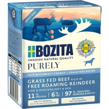 Bozita Purely Dog paté s hovädziem a sobem GF 370 g