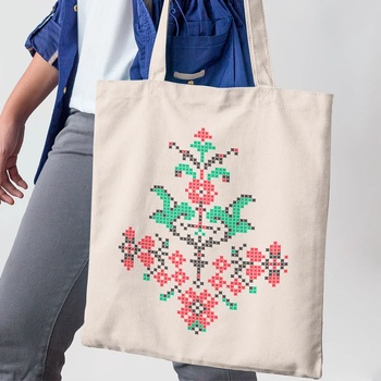 Image 1 of Art gift Пазарска чанта - Български шевици