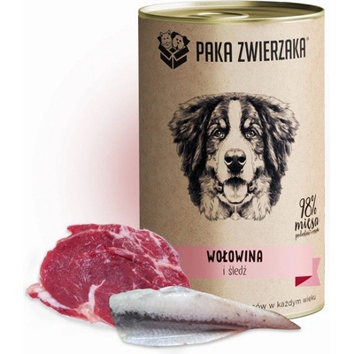 Paka Zwierzaka Adult hovädzie a sleď 400 g