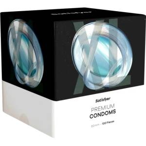 Satisfyer 100 бр. Големи презервативи Satisfyer 60 мм