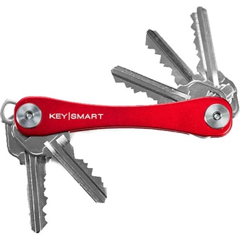 KEYSMART Original Compact Key Holder - Red (Red)