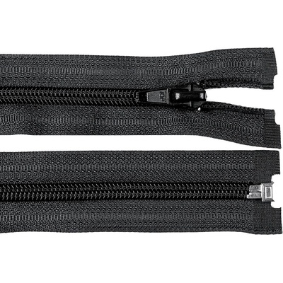 Prima-obchod Spirálový zip No 5 délka 55 cm bundový POL, barva 332 černá