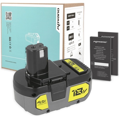 Movano pro Ryobi BPL-1815 / BPL-1820, 18 V, 4.0 Ah - neoriginální – Hledejceny.cz