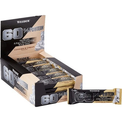 Weider 60% Protein Bar [24 x 45 грама] Бисквита с Крем