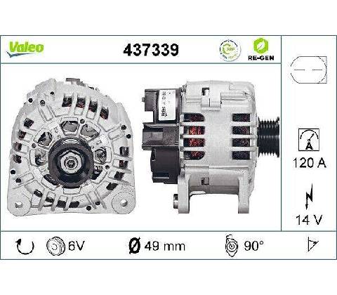 Generátor VALEO 437339